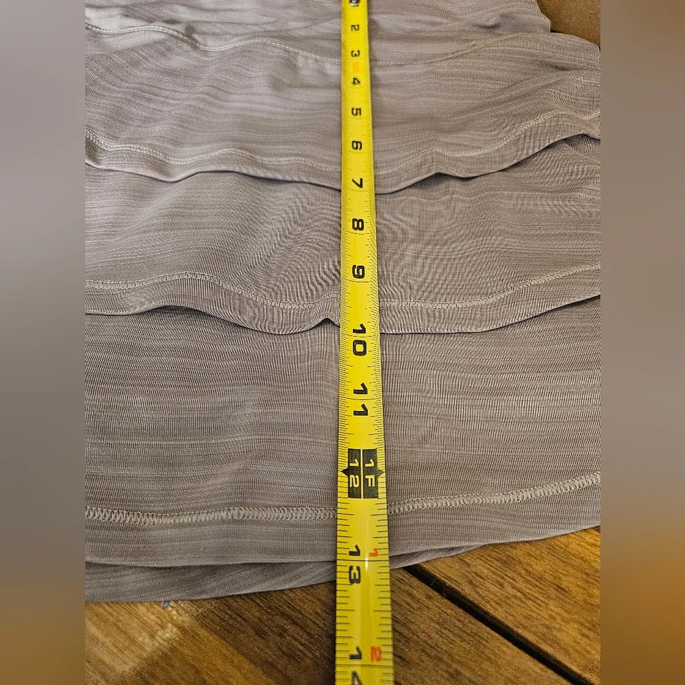 Calvin Klein Performance Stretch Tiered Ruffle Skort Taupe XS Active Athletic - Picture 8 of 8